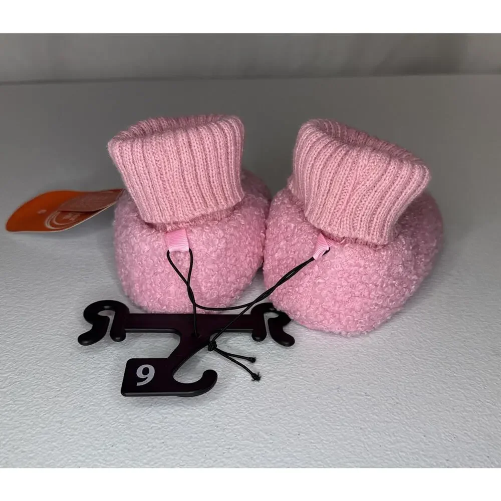 Wonder Nation Baby Girl Rainbow Slippers Pink, Size 6